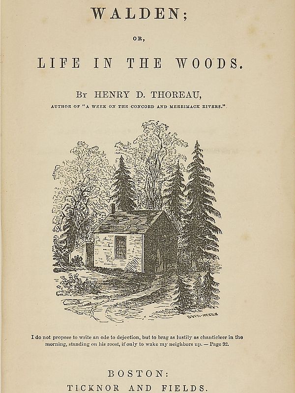 Cover of essay by Thoreau
