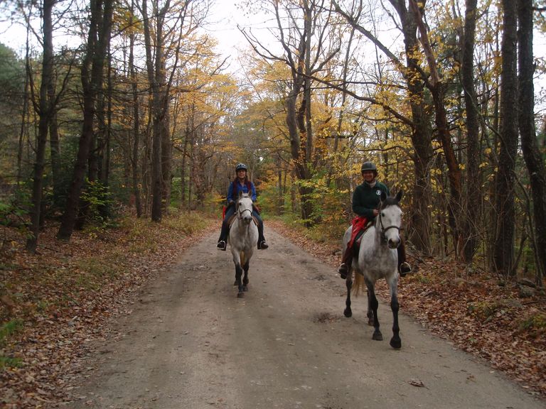 Horseback riders at Mount Jefferson Conservation Area