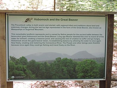 Hobomuck & the Great Beaver Trail Sign
