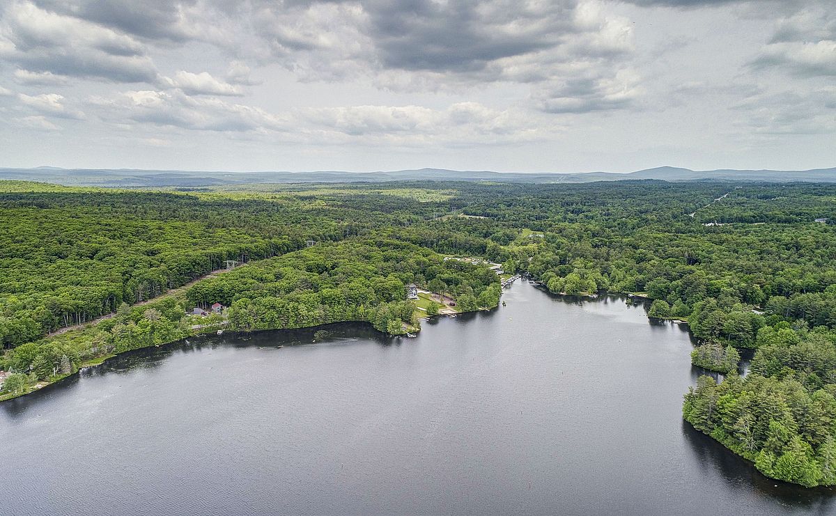 Overhead view of Lake Monomonac