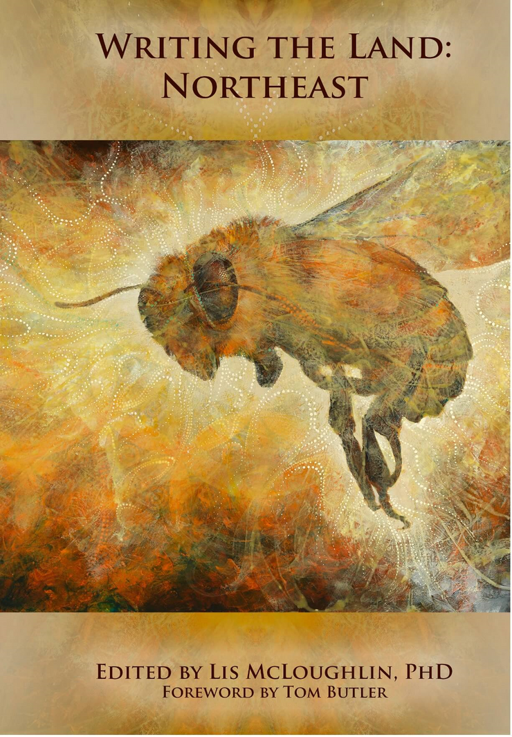 Writing the Land Anthology front cover of bee