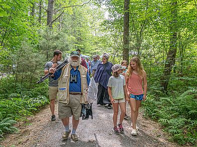 Hikers at Eagle Reserve