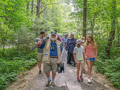 Hikers at Eagle Reserve