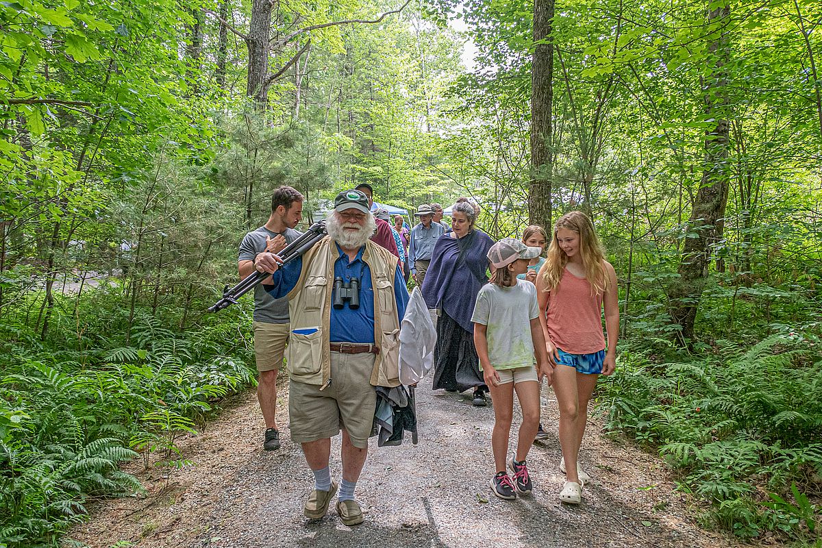 Hikers at Eagle Reserve