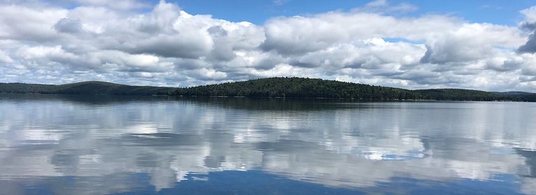 The view of the Quabbin Reservoir The view of the Quabbin Reservoir