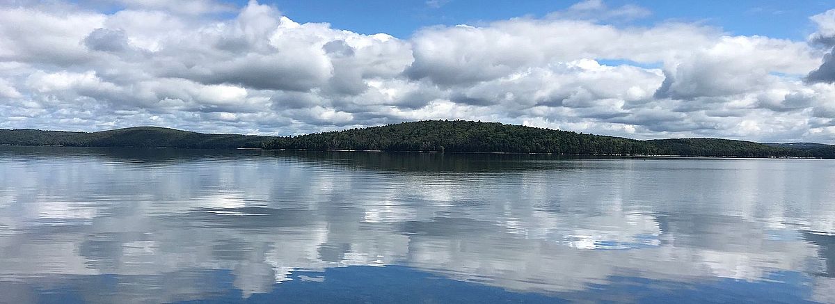 The view of the Quabbin Reservoir