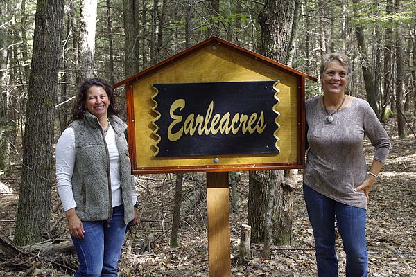 Leigh Youngblood passes the torch to Mount Grace’s new Executive Director, Emma Ellsworth.