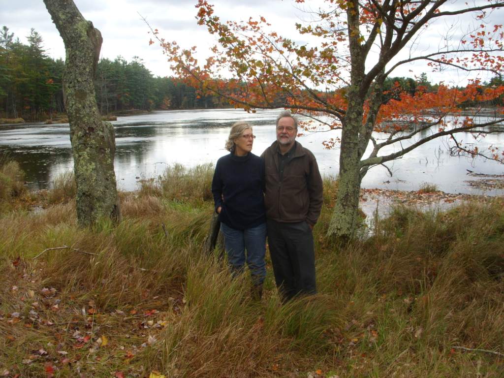 Soren and Aleza at Davenport Pond